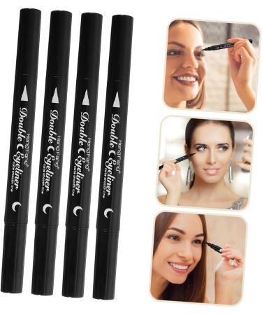 Beatifufu 4pcs Eyeliner Long-lasting Eye Pencil Ink Liner Makeup Smudge-proof Eye Definer Eye Liner Pencil Abs - Buy Online on GoSupps.com