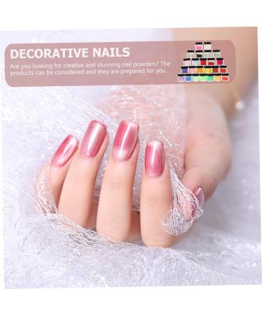Healvian 24 Boxes Nail Crystal Powder Mica Glitter Nail Dipping Powder DIY Manicure Powder Nail Powder - Buy Online on GoSupps.com