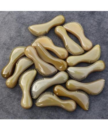 Sawtooth Horn Gua Sha Scraper Lifting Skin Beauty Tool Wrinkle Remover Traditional Acupuncture Therapy Stick 1Pcs 1pcs Only Random - Buy Online on GoSupps.com