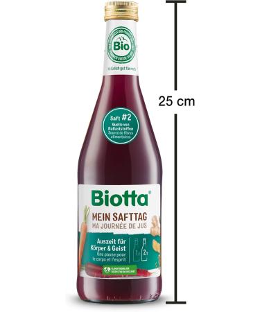 BIOTTA - My Juice Day - Vegetable Juice - Lacto-Fermented Carrot Acacia Fiber and Ginger 100% Organic - Rich in Vitamin A an - Buy Online on GoSupps.com