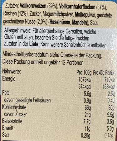 Alpen Muesli - Original 550g Medium Box | Nutritious Breakfast Cereal - Buy Online on GoSupps.com