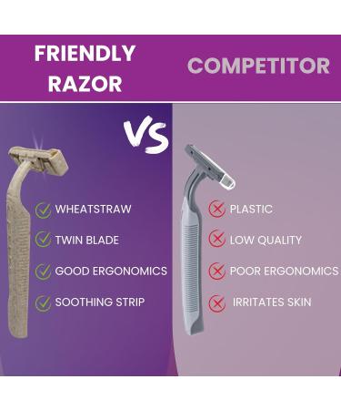 Razors For Men | Razors Women | Razor | Mens Razors for Shaving | Razors for Men | Shaver | Razors | Disposable Razors | Disposable Shavers | Wheatstraw | Shavor | Mens Razor | With Shaving Strip - Buy Online on GoSupps.com