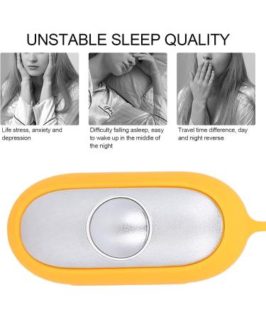 Mini Hand Held Sleep Aid Device Micro-Current Calm Carry Anxiety Device USB Rechargeable Hypnotic Sleeping Aids for Fast and Deep Sleep Stress Relief (Yellow) - Buy Online on GoSupps.com