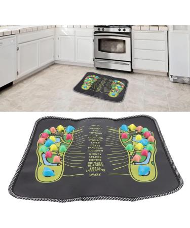 Circulatory-Promoting Footprint Mat | Foldable Acupuncture Design for All Ages | Synthetic Leather & PP (35x35cm) - Buy Online on GoSupps.com