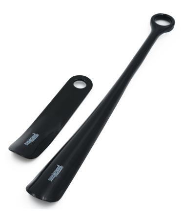 Panoware Set of 2, Extra Long Handle Shoe Horn and Travel Shoe Horn, Black - Buy Online on GoSupps.com