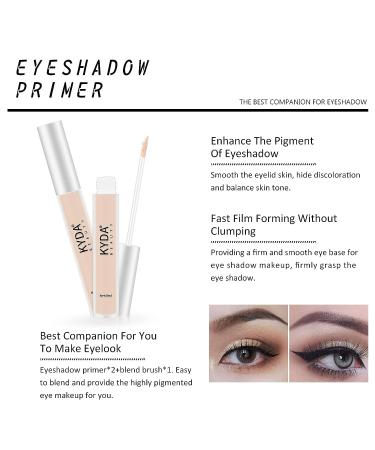 FREEORR Matte Eyeshadow Primer Set - Waterproof & Long-Lasting Eye Makeup Base - 02 Light - Buy Online on GoSupps.com