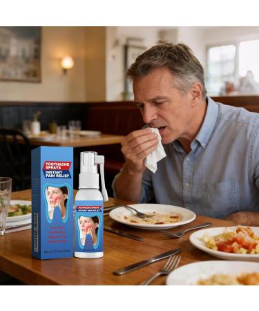  Luckxing Instant Dental Relief Spray - 20ml Gentle Soothing and Long-Lasting Dry Mouth Refreshing Spray For Travel Home Parties Office After Meals Men and Women - Buy Online on GoSupps.com