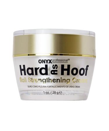 Hard As Hoof Nail Strengthening Cream with Coconut Scent Nail Strengthener, Nail Growth & Conditioning Cuticle Cream Stops Splits, Chips, Cracks & Strengthens Nails, 1 oz 1 Ounce (Pack of 1)