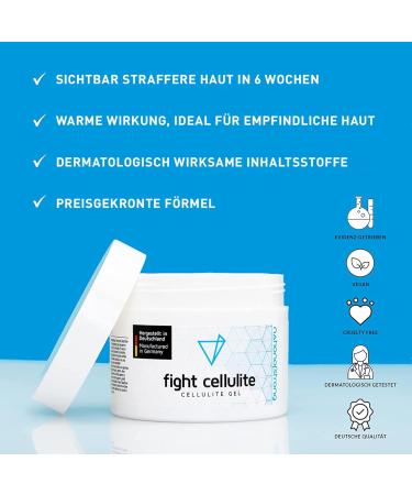 Nationofstrong Cellulite Cream - Skin-Tightening Lotion for Belly Legs & Buttocks | 225ml for Sensitive Skin | Smooth & Tighten Cellulite - Buy Online on GoSupps.com