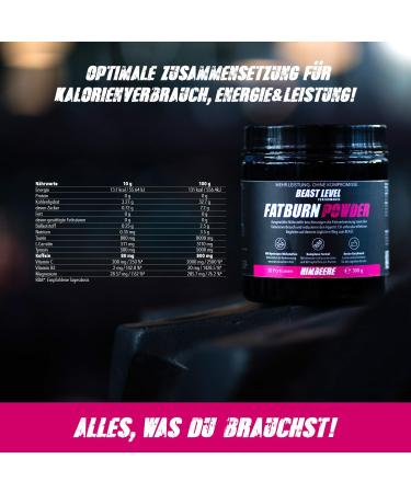 Buy Gym Pre Burn Booster by Beast Level Performance - Energy Boosting Powder for Weight Loss & Enhanced Workouts - 80 mg Caffeine - Refreshing Flavor - Buy Online on GoSupps.com