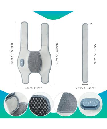 Knee Massager with Heat - Heated Massage Knee Pads & Wrap | 3 Heating & Massage Modes for Pain Relief & Comfort - Buy Online on GoSupps.com