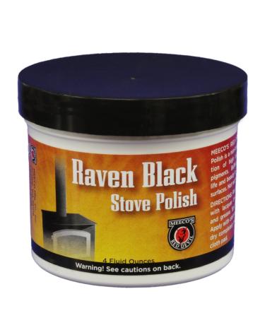 MEECO'S RED DEVIL 4oz Black Stove Polish