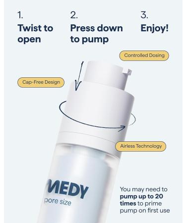 Remedy for Pore Size | Pore Refining Advanced Serum | Large Pore Minimizer with Retinol BHA Salicylic Acid Niacinamide | for Texture Pimples Blackheads | by Dermatologist Dr. Shah - Buy Online on GoSupps.com