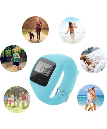BATAUU Fitness Tracker 3D Digital Watch Pedometer | Step Counter, Distance Tracker, Calorie Counter | Walking & Running | Easy-to-Use | Blue - Buy Online on GoSupps.com