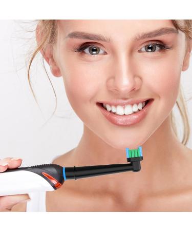 16 Precision Brush Heads for Oral B Electric Toothbrushes - Black | International Shipping Available - Buy Online on GoSupps.com