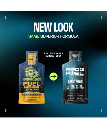 Frog Fuel Power Regular Protein Shot 15g Protein Nano-Hydrolyzed Grass Fed Collagen Post Workout Gluten Free Fat & Sugar Free 22 Amino Acids 0 Carbs Berry 1 oz Packets 24 Pack Power Protein Regular (0mg Caffeine) - Buy Online on GoSupps.com