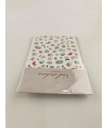 Kalolary 1400+ Patterns Christmas Nail Art Stickers Self-Adhesive 3D Nail Decals Christmas Nail Art Designs Snowflake Tree Reindeer Santa Elements for Christmas Theme Nail Art Decoration (15 Sheets) - Buy Online on GoSupps.com