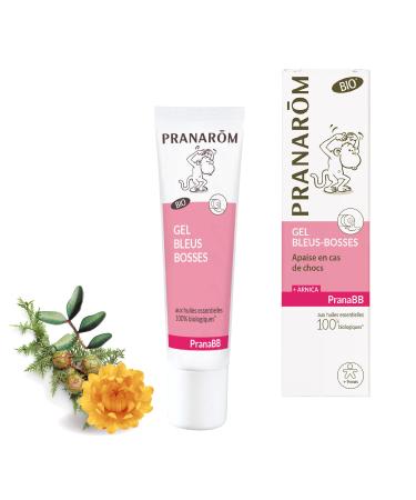 Pranar m | PranaBB Gel Bleus Bosses | Apaise en cas de choc et d'irritation de la peau | 15 ml Noir/Jaune 15 ml (Lot de 1)