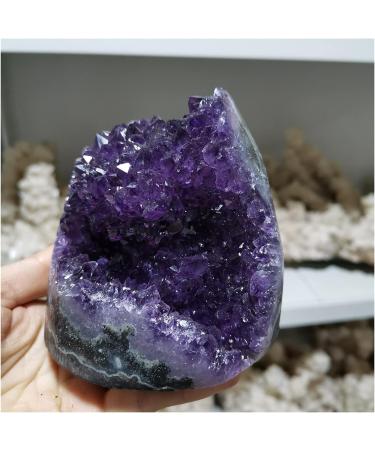 Crystal Rough Natural Crystal Rough 480g Natural Amethyst Quartz Cluster Uruguayan Crystal Gemstone Geode - Buy Online on GoSupps.com