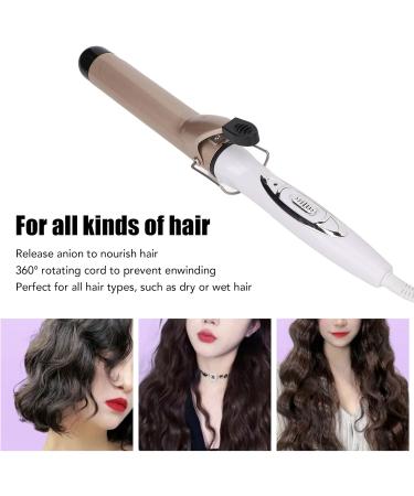 Hair Curling Iron 32mm Ceramic Hair Curling Wand 40W Portable Ceramic Hair Curler Wand with Ergonomic Handle Prevent Scalding and Release Negative Ions (US Plug) - Buy Online on GoSupps.com