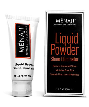 M naji Liquid Powder Shine Eliminator | Anti-Shine Powder for Men | Facial Oil Eliminator | Smooths Fine Lines & Wrinkles | 100% Transparent Anti-Shine Liquid Powder | 1.25 FL OZ