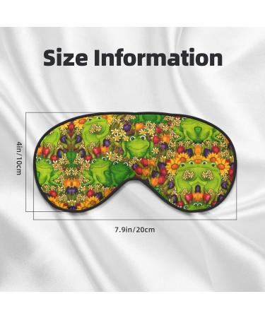 SSIMOO Frog Sleep Mask | Adjustable & Breathable Eye Mask for Ultimate Comfort | Fashionable Black Sleep Mask for Better Sleep - Buy Online on GoSupps.com