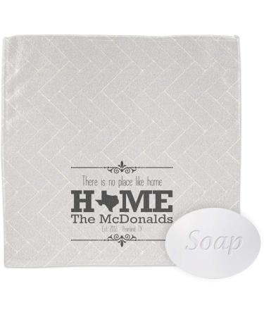 YouCustomizeIt Personalized Home State Washcloth