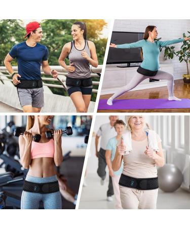 Yosoo Health Gear Iliosacral Joint Belt - Breathable Adjustable Lumbar Support for Sciatica & Pelvic Pain Relief (M) - Buy Online on GoSupps.com