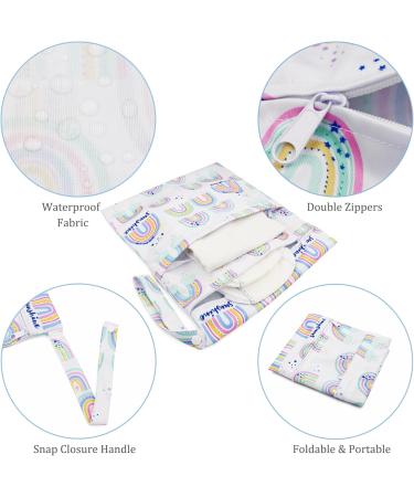 Felfang Diaper Bag Wetbag Set | 3-Piece Cloth Diapers & Wet Sack | Waterproof Washable Organizer for Kindergarten - Buy Online on GoSupps.com