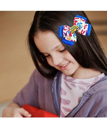 Back to School Hair Bow Clips for Kids - Handmade Graduation Season Hair Accessories - Buy Online on GoSupps.com
