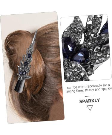 Beatifufu Rhinestone Hair Clips Alligator Hair Clips Sparkly Hair Clips Sparkling Hair Clips Hair Bling Sparkle Hair Clips Rhinestone Barrettes for Women Hair up Mother Temperament Metal - Buy Online on GoSupps.com