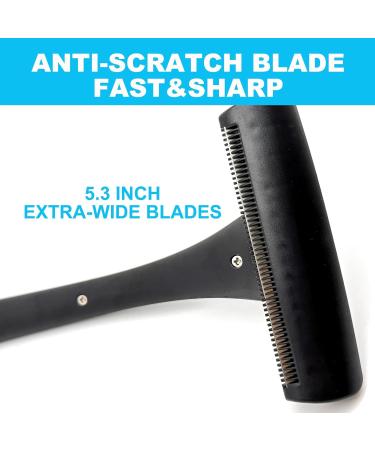 LYGA Back Shaver with 30 Blades Men's Long Handle Back Hair Removal Removable and Adjustable Length Body Hair Shaver. - Buy Online on GoSupps.com