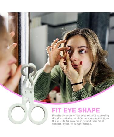 Wear Invisible Lens Aids Invisible Lens Eyelid Stretcher | Eyelid Stretcher for Invisible Lens Invisible Lens Insertion or Remover Eye-Opening Clips Tool White - Buy Online on GoSupps.com