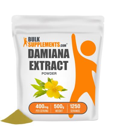BulkSupplements.com Damiana Extract Powder - Damiana Leaf Extract - Damiana Herb Supplement - Damiana Powder - Damiana Leaf Powder (500 Grams - 1.1 lbs) 1.1 Pound (Pack of 1)