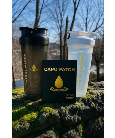 Capo Patch: 30 Gentle Skin-Adhesive Patches for Boosted Energy and Rejuvenation - Powered by Natural Extracts for Optimal Absorption - Buy Online on GoSupps.com