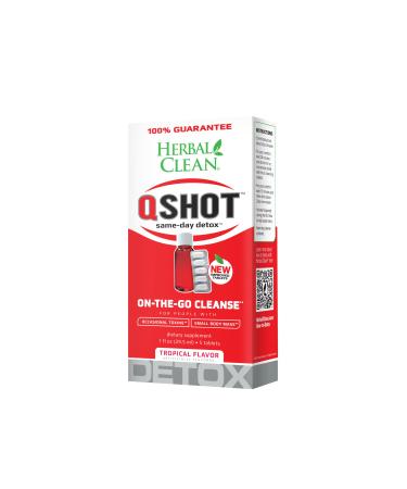 Herbal Clean Same-Day Concentrated Detox Drink 1 Fl Oz and 5 Detox Tablets 1 Fl Oz + 5 Tablets