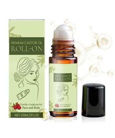 Natural Hair Growth Oil 30ml Anti-Hair Loss Treatment Roll-On Scalp Oil - Scalp Relief Roll-On Solution | For Women and Men with Straight Damaged Thinning and Dry Hair