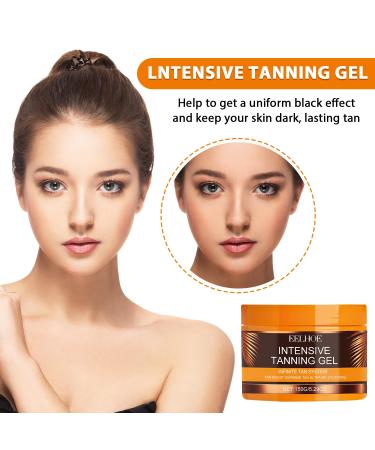 Luxury Intensive Tanning Gel | Natural Tanning Accelerator for Sunbeds & Outdoor Sun - Haute Beauty - Buy Online on GoSupps.com
