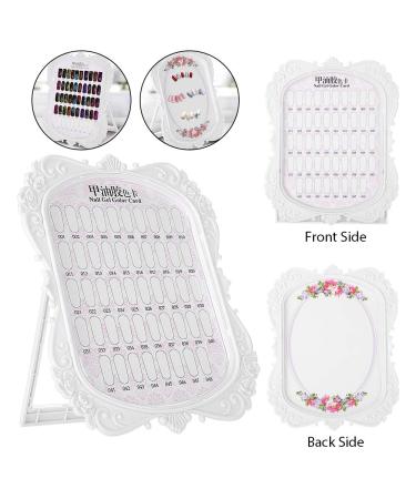 Buy 48 Colors Plastic Nail Art Display Stand - Perfect Nail Polish Gel Practice Tool for Manicure - Buy Online on GoSupps.com