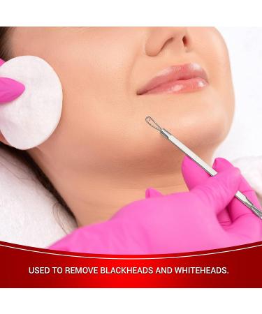 Japanese Stainless Steel Double Ended Blemish Extractor Tool for Pimple and Acne Removal - Buy Online on GoSupps.com