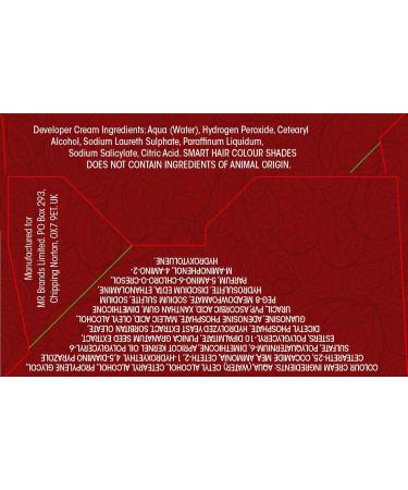 Buy Hollywood Red Permanent Hair Color - Anti-Hair Breakage & Vegan - 100% Gray Coverage - Smart Beauty 125ml - Bright Red for All Hair Types - Buy Online on GoSupps.com