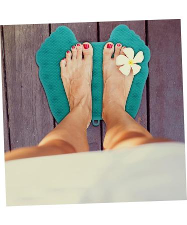 Minkissy 3-Pack Silicone Foot Brush - Slipproof Shower Scrubber & Massage Pads for Back Foot Cleaner - 34x30cm - Blue Foot Care Solution - Buy Online on GoSupps.com