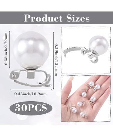 Nuorest 30PCS Mini White Pearl Hair Clips for Women - Elegant Hair Barrettes for Daily Use, Parties & Weddings - Buy Online on GoSupps.com