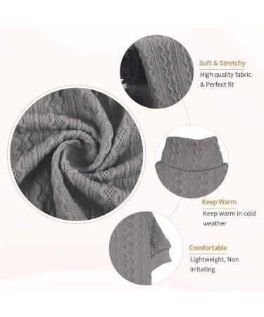 Knitted Turtleneck Dog Sweater - Warm Puppy/Cat Clothes for Small Dogs (X-Small, Grey) - Buy Online on GoSupps.com