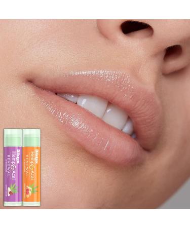 Buy SZZL Hemp & Acai Renewal Lip Balm - Raspberry Ginger & Cherry Cream - Nourishing Moisturizer for All Skin Types - 2 Pack + 3 Limited Edition Treats - Buy Online on GoSupps.com