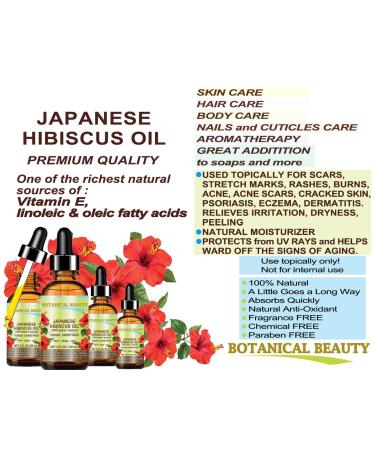 Buy Organic Hibiscus Oil (Hibiscus Sabdariffa) - 100% Pure Virgin Cold Pressed Anti-Aging Vitamin E Oil for Face Skin & Hair Growth - 4 Fl. oz. (120 ml - Buy Online on GoSupps.com