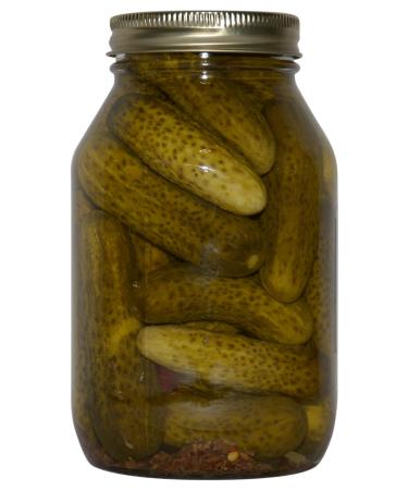 Texas Hill Country Hot Garlic Dill Pickles - 32 oz | Spicy Gourmet Flavor - Buy Online on GoSupps.com