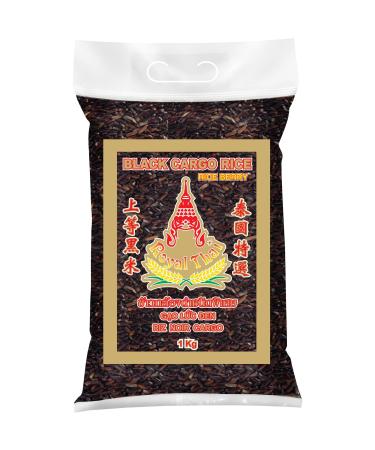 ROYAL THAI Rice Rice Long Grain Black Rice (Rice Berry) 1 x 1 kg