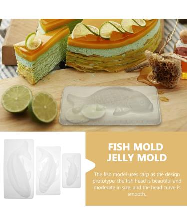 UPKOCH 6 Pcs Fish Mold DIY Rice Cake Molds DIY Jelly Mold Biscuit Mold White Modeling Baking Pan Pp 3D 31.5X15.5X7CMx2pcs - Buy Online on GoSupps.com