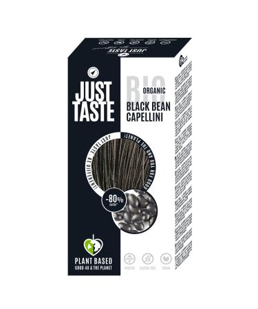 Just button - Bio Black Bean Spaghetti / Capellini - 41g protein - Black bean pasta ideal for athletes - low carb - high protein 250g (6 Pack) - Buy Online on GoSupps.com